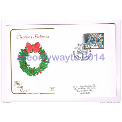 1986 CHRISTMAS TRADITIONS (1), UK, FDC