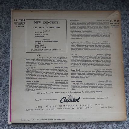 Stan Kenton And His Orchestra – New Concepts Of Artistry In Rhythm 1953 (10")