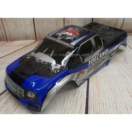 Painted Blue Body For Redcat Racing Volcano EPX 1/10 RC Monster Trucks