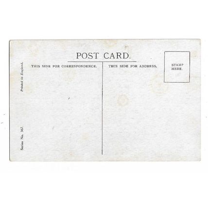 Art Nouveau, Romantic Couple Kissing Goodbye, Glamour Postcard.