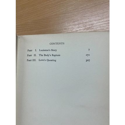 RARE* 1933 1ST EDITION JULES ROMAINS "THE BODY'S RAPTURE" FICTION HB BOOK (P6)