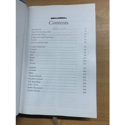 2015 "THE GOOD FOOD GUIDE 2016" HARDBACK BOOK (P5)