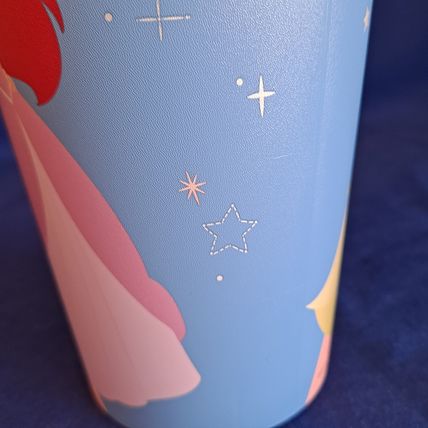 New ZAK Lot 4 Disney PRINCESS TUMBLERS Plastic Drink Cups Water Juice Milk