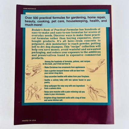 Rodale's Book of Practical Formulas Paperback Book