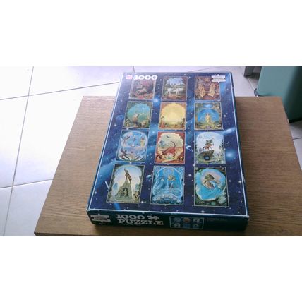 ZODIAC STAR SIGNS by Johannes Frans Buschart Jigsaw (1000 Piece) W H Smith 1989