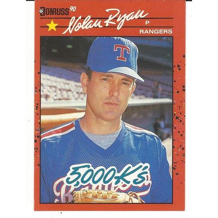 1990 DONRUSS NOLAN RYAN #166 #665 #659
