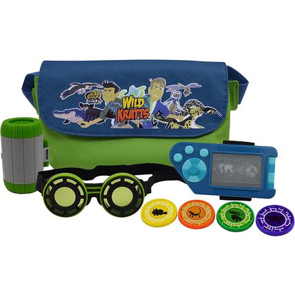 Wild Kratts Adventure Playset - 8Pc Set Includes Goggles, Creature Pod, 4 Power