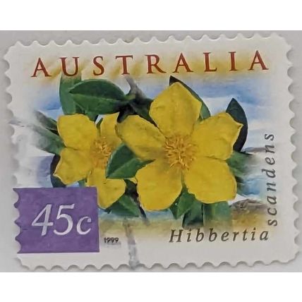 1999 Australia Guinea Flower 45C Stamp