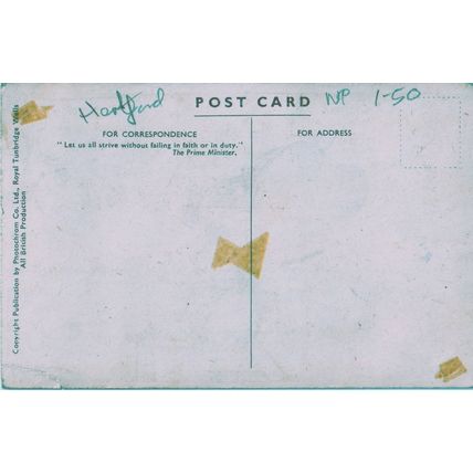 Artist Drawn High Stone Hadley Hertfordshire Postcard (QHER397)