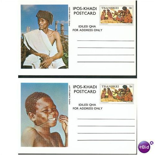 Transkei x10 Postcards 1976 Traditional Dress (Male)