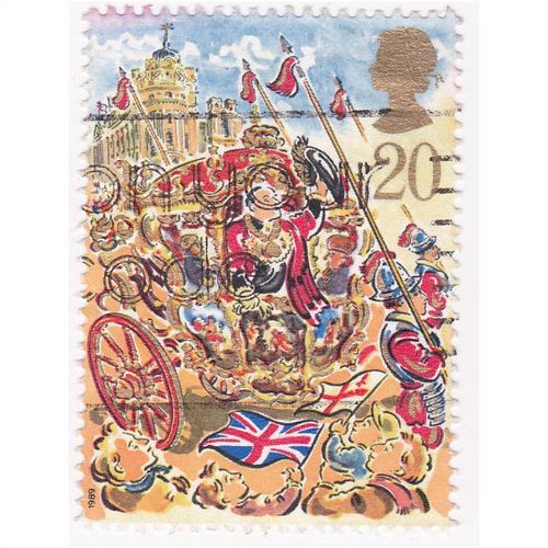 Great Britain 1989 Lord Mayor's Show 20p Coach Used SG 1459 postage stamp