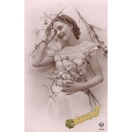 CARTE POSTALE - JEUNE FILLE - REF 3