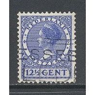 Netherlands.SG319A 12 1/2c Queen Wilhelmina (Blue).Fine Used.Sept15