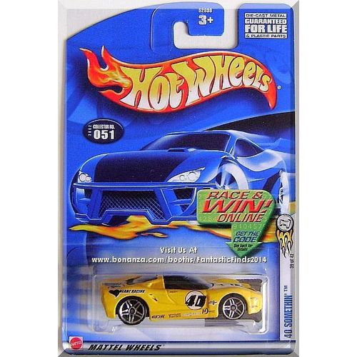 Hot Wheels - 40 Somethin': 2002 First Editions #39/42 - Collector #051 *Yellow*