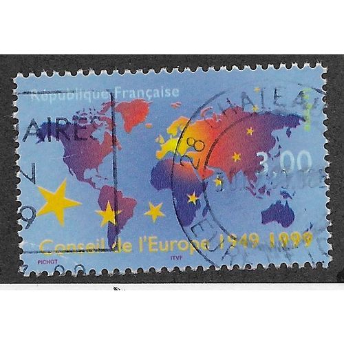 FRA 1999 3F '50TH ANN OF COUNCIL OF EUROPE' FINE USED (EBID55-530)