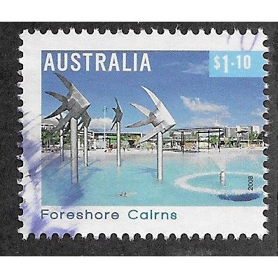 AUS 2008 $1.10 'TOURIST PRECINCTS -FORESHORE CAIRNS' FINE USED (EBID67-982)