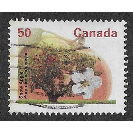 CAN 1991 50c 'SNOW APPLE' FINE USED (EBID71-461)