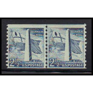 1056 2 1/2c Bunker Hill Fine MNH CLP QA0036
