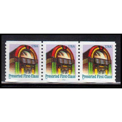 2911 25c Juke Box Very Fine MNH PNC 212222/3 PA3427