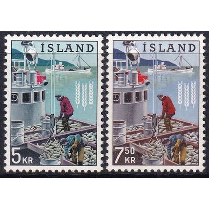 Iceland 1963 SG 401-2 MM - Fishing (E-867 03)