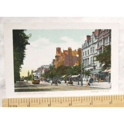 pre 1918 postcard Lord Street, Southport