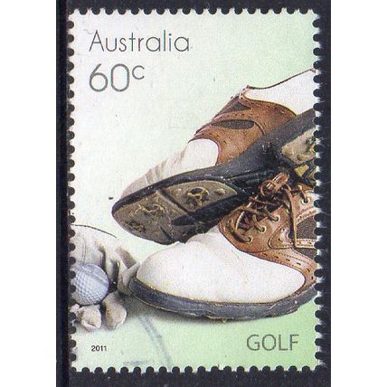 Australia 2011 Golf - Golf Shoes 60c Sheet Used
