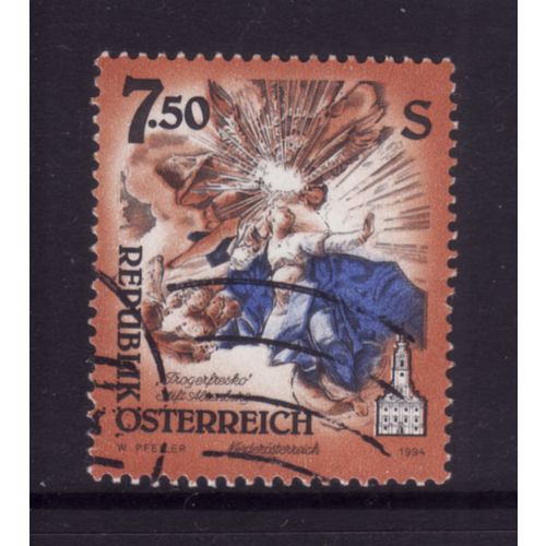 AUSTRIA 1993 MONASTERIES AND ABBEYS 7s.50 SG 2331 VIRGIN MARY FINE USED#