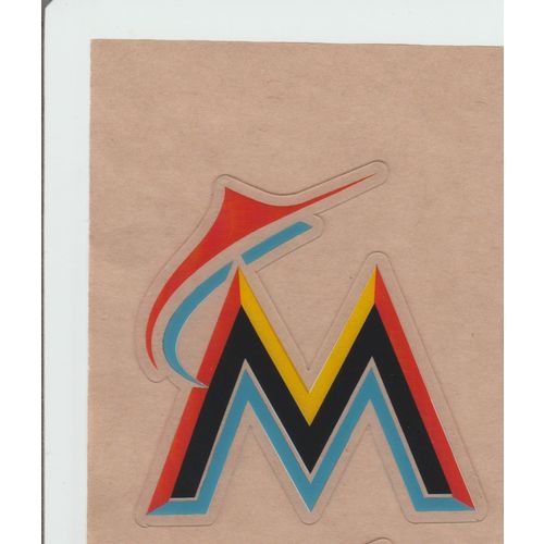 MIAMI MARLINS CURRENT FULL SIZE HELMET 3M STICKER DECAL