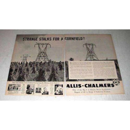 1948 Allis-Chalmers Ad - Strange Stalks for a Cornfield