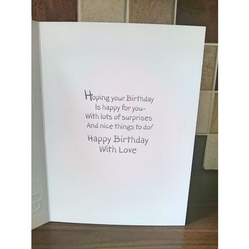 Niece Birthday Card - Large Card - For You Niece #1