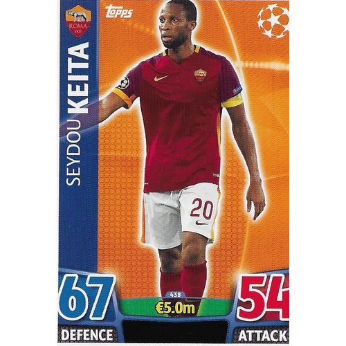 Match Attax Champions League 2015-16: AS Roma - Midfielder, Keita (Seydou)