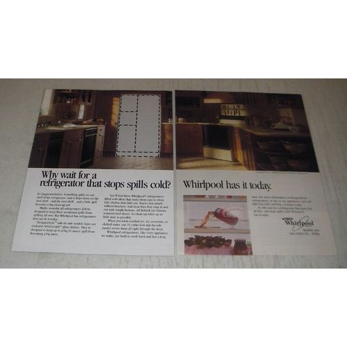 1990 Whirlpool DesignerStyle Refrigerators Ad - Why wait