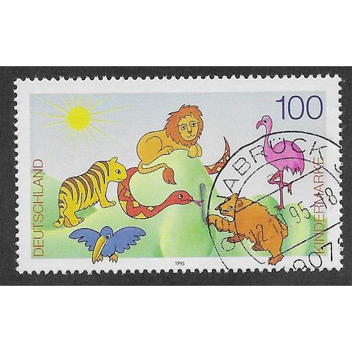 GER 1995 100pf 'FOR THE CHILDREN' (EX M/S) FINE USED (EBID62-981)