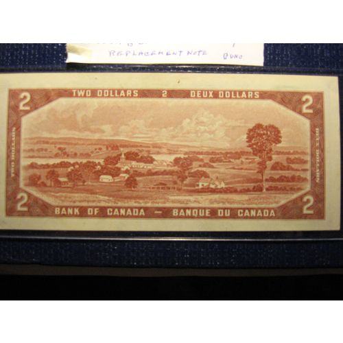 rare replacement 1954 canada note