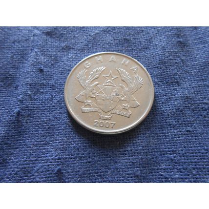 2007 GHANA 50 PESEWAS COIN. COIN.