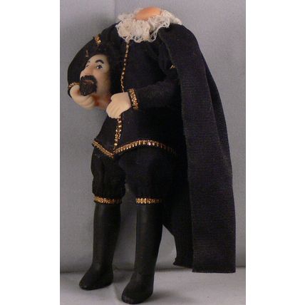 1:12th Doll Dollshouse Halloween Headless Horseman Ghost