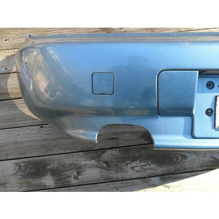 BMW Z3 Genuine Rear Bumper + Tow Hook Cover Reinforcement Bar Atlanta Blue