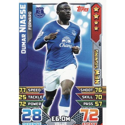 Match Attax 2015/2016 Extra NS7 Oumar Niasse Everton