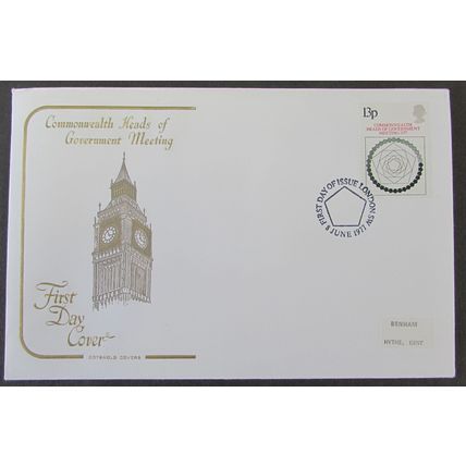 COTSWOLD - COMMONWEALTH HEADS OF GOVERNMENT MEETING FIRST DAY COVER 1977