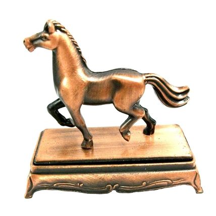 Horse Trotting on Stand Die Cast Metal Collectible Pencil Sharpener
