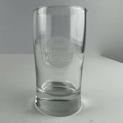 Naperville Ale Fest Fest Yeti Etched IL Beer Sampler 3 Oz Glass