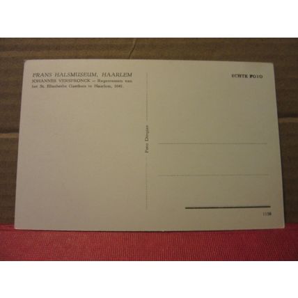 JOHANNES VERSPRONCK, FRANS HALSMUSEUM, HAARLEM, NETHERLANDS. .unused postcard RP