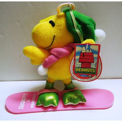 PEANUTS Snoopy & Woodstock - Woodstock on SNOW BOARD