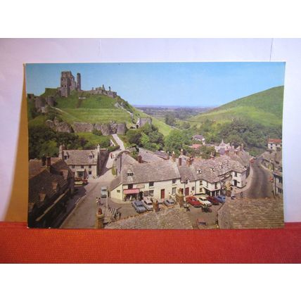 CORFE CASTLE, DORSET unused postcard PT2278 dated 1971 =