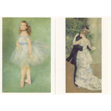 Renoir The Dancer 2x National Gallery Painting Postcard s