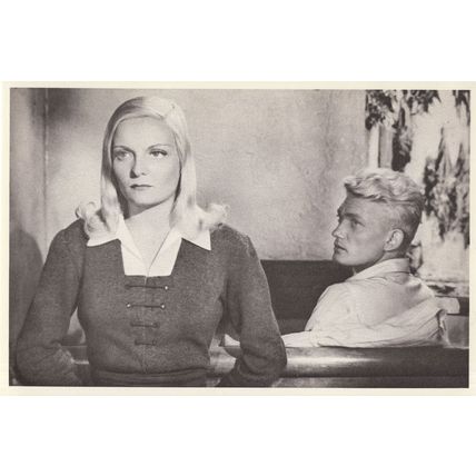 Jean Cocteau L'Eternel Retour French Rare Real Photo Film Postcard