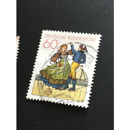 Briefmarke Deutschland 60 Pfennig 1981 Michel 1097 gestempelt
