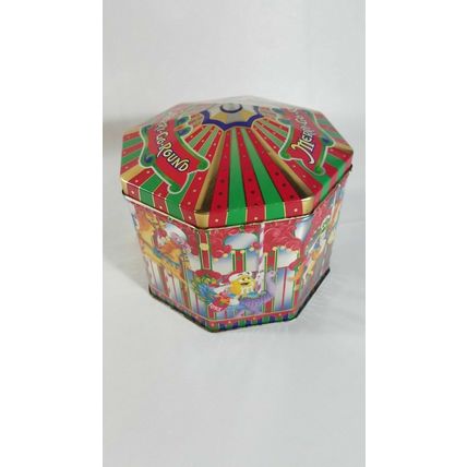 M&M's Metal Tin Collector Merry-Go-Round Carousel Christmas 1997