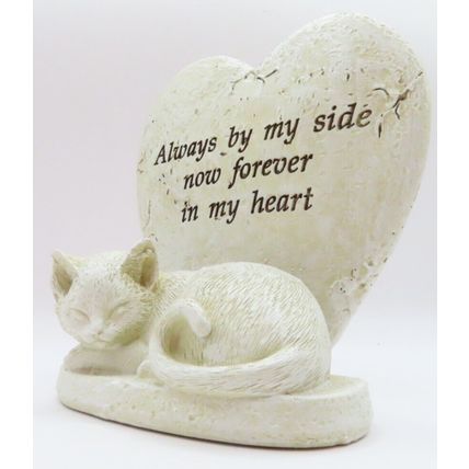 Memorial Cat Ornament with Sentimental Verse 10.5 CM Feline Gift Home Decor