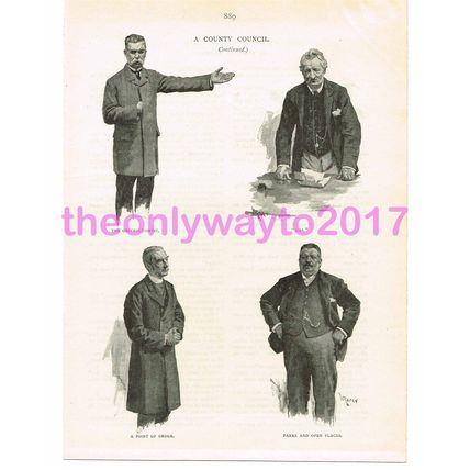 County Council (2), W Rainey, Victorian Book Illustration, 1891